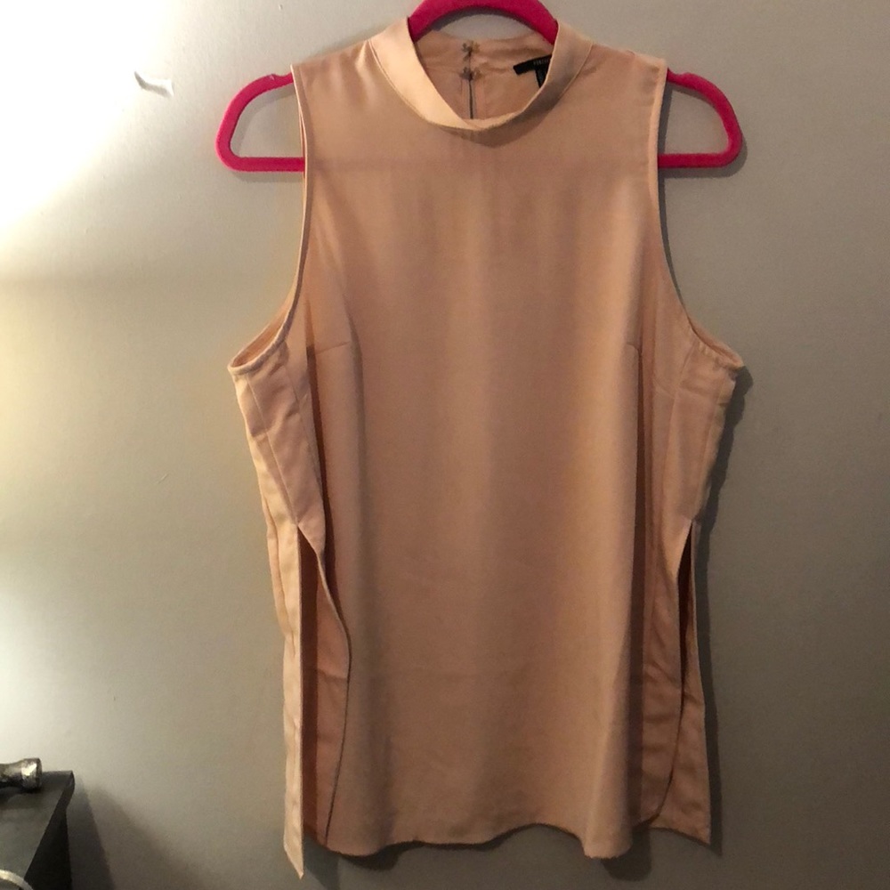Light Pink Sleeveless Blouse